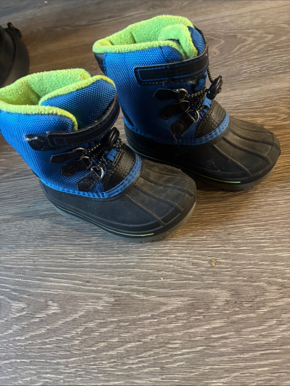 Kids Waterproof Winter Boots - Blue Green